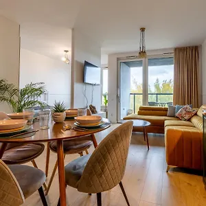 Chlebova Apartment z tarasem na dachu i widokiem na Motławę Apartament